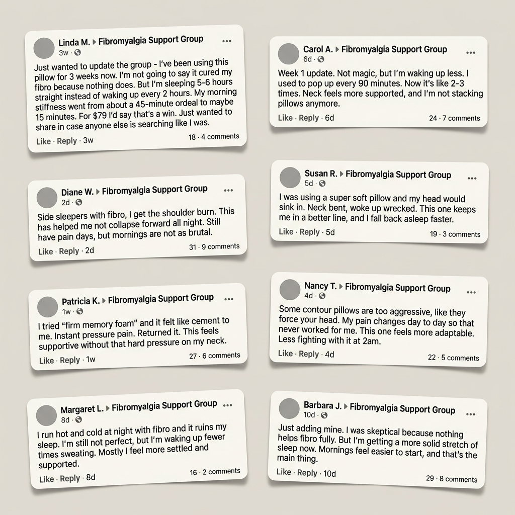 NoviDream Orthopedic Pillow — Designed for Fibromyalgia Relief