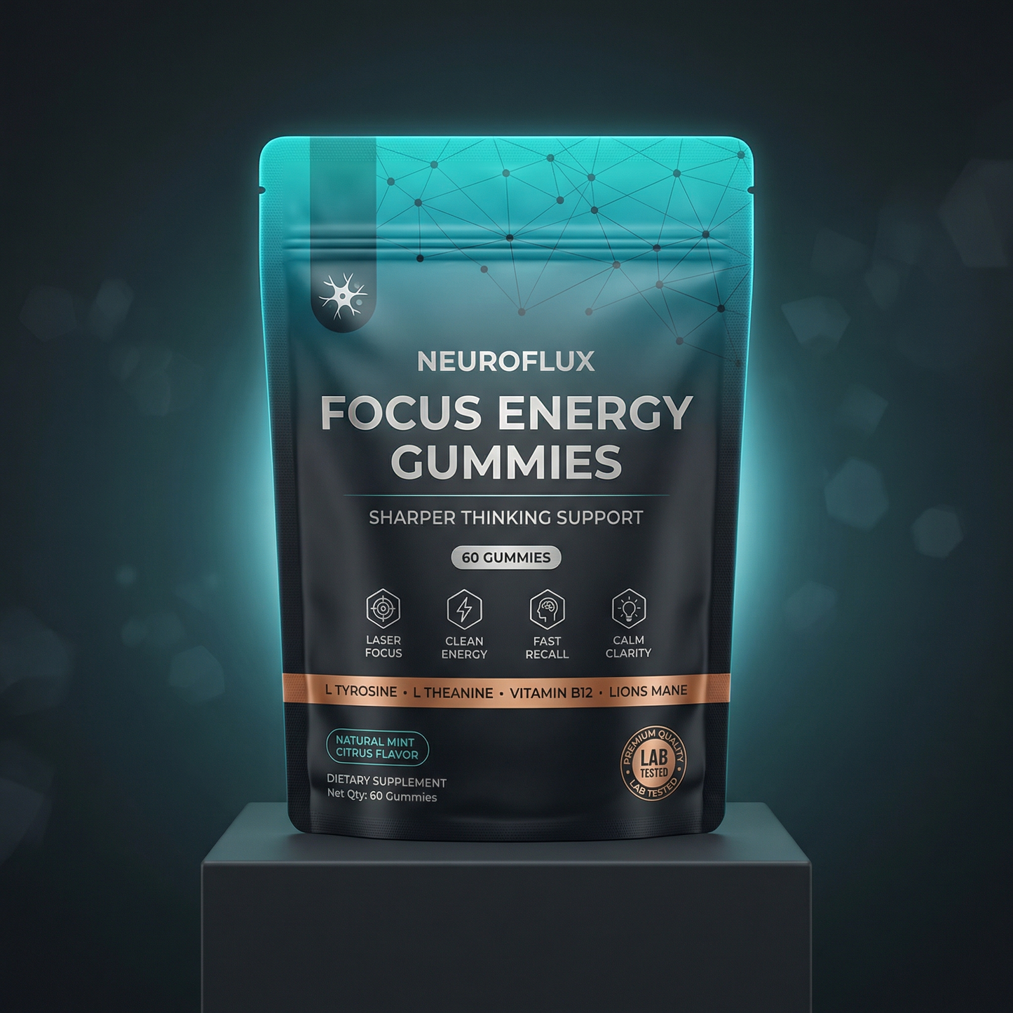Neuroflux™ – Focus & Energy Gummies